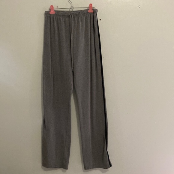 Joe Boxer Gray with Navy Blue Stripe Lounge/jogging Pants - Picture 1 of 2